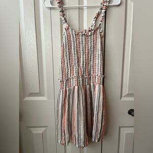 Striped Sleeveless Romper